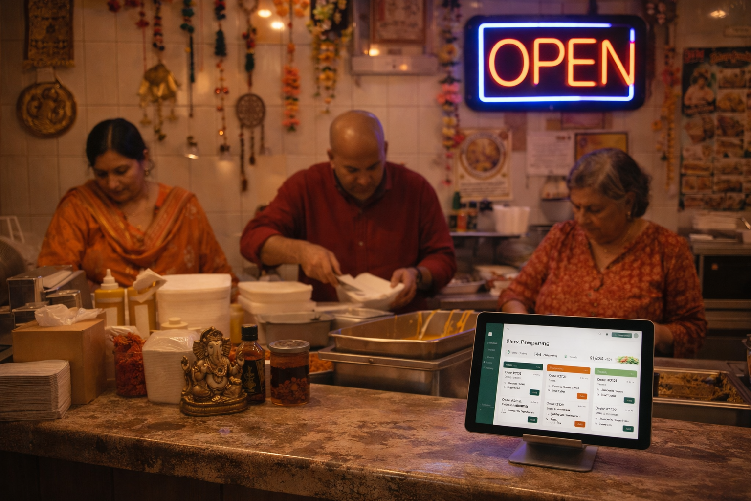 Family-run takeaway restaurant